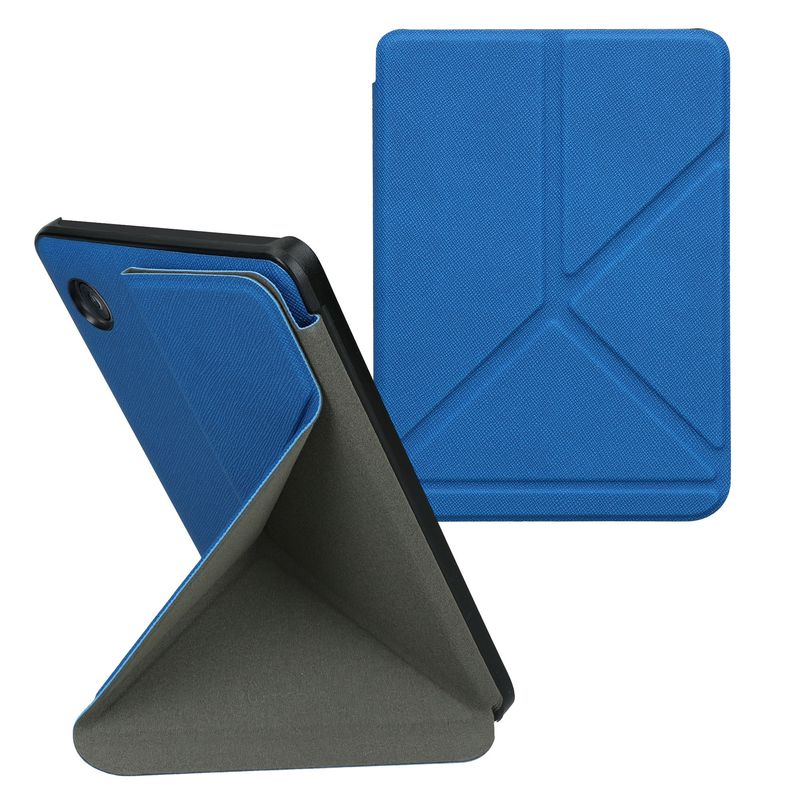 Laptop, Telefoane si Tablete - Ebook reader si accesorii - Accesorii eBook Reader - Husa eBook Kwmobile pentru Kobo Clara BW, Clara Colour, inchidere magnetica, Sleep/Wake, piele ecologica, albastru - Infinity.ro