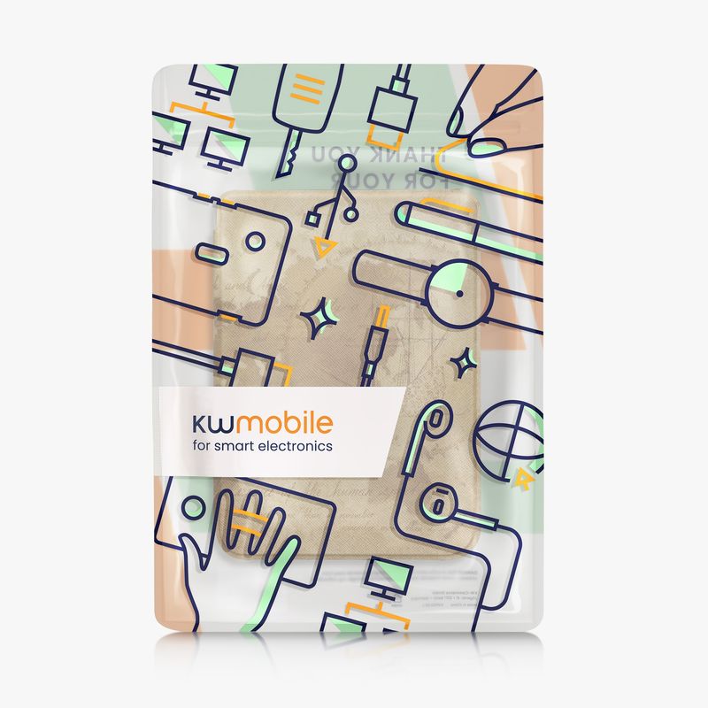 Laptop, Telefoane si Tablete - Ebook reader si accesorii - Accesorii eBook Reader - Husa eBook Kwmobile pentru Kobo Clara BW, Clara Colour, inchidere magnetica, Sleep/Wake, piele ecologica, maro - Infinity.ro