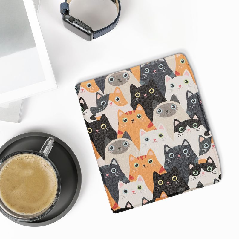 Laptop, Telefoane si Tablete - Ebook reader si accesorii - Accesorii eBook Reader - Husa eBook Kwmobile pentru PocketBook Era, Era Color, inchidere magnetica, Sleep/Wake, piele ecologica, multicolor - Infinity.ro
