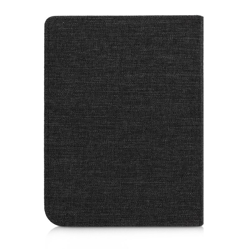 Laptop, Telefoane si Tablete - Ebook reader si accesorii - Accesorii eBook Reader - Husa eBook Kwmobile pentru PocketBook InkPad 3, 3 Pro, Color, Vivlio InkPad 3, inchidere magnetica, textil, gri - Infinity.ro