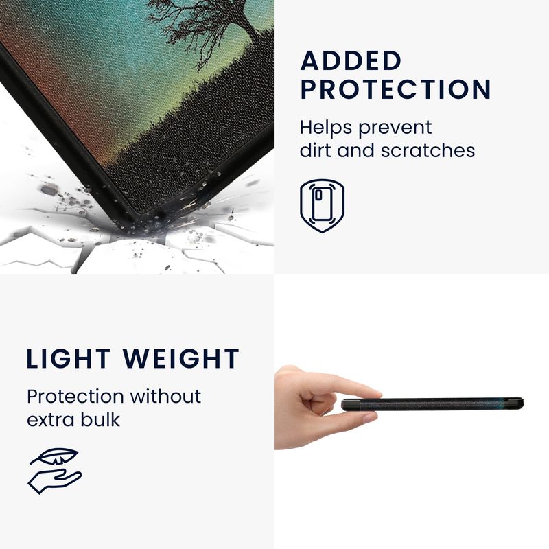 Laptop, Telefoane si Tablete - Ebook reader si accesorii - Accesorii eBook Reader - Husa eBook Kwmobile pentru PocketBook InkPad 4, Color 3, Color 2, Vivlio InkPad 4, piele ecologica, multicolor - Infinity.ro