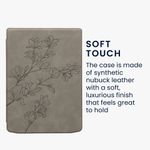 Laptop, Telefoane si Tablete - Ebook reader si accesorii - Accesorii eBook Reader - Husa eBook Kwmobile pentru PocketBook InkPad 4, Color 3, Color 2, Vivlio InkPad 4, Sleep/Wake, piele ecologica, gri - Infinity.ro