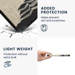 Laptop, Telefoane si Tablete - Ebook reader si accesorii - Accesorii eBook Reader - Husa eBook Kwmobile pentru PocketBook InkPad 4, Color 3, Color 2, Vivlio InkPad 4, piele ecologica, negru, bej - Infinity.ro