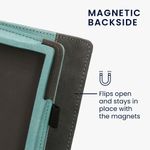 Laptop, Telefoane si Tablete - Ebook reader si accesorii - Accesorii eBook Reader - Husa eBook Reader Kwmobile pentru PocketBook InkPad 4, Color 3, Color 2, Vivlio InkPad 4, piele ecologica, verde, gri - Infinity.ro