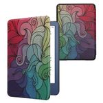 Laptop, Telefoane si Tablete - Ebook reader si accesorii - Accesorii eBook Reader - Husa Kwmobile pentru Amazon Kindle 11 (2022), Kindle 11 (2024), functie Sleep/Wake, piele ecologica, multicolor - Infinity.ro