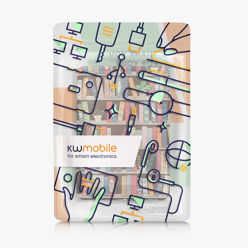 Laptop, Telefoane si Tablete - Ebook reader si accesorii - Accesorii eBook Reader - Husa Kwmobile pentru Amazon Kindle 11 (2022), Kindle 11 (2024), inchidere magnetica, piele ecologica, multicolor - Infinity.ro