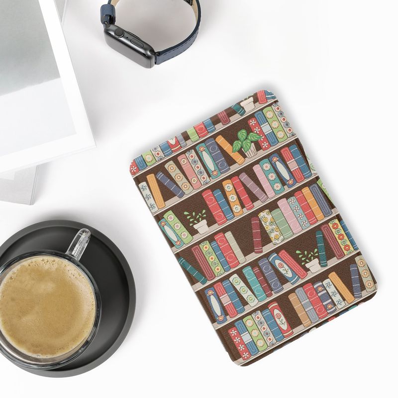 Laptop, Telefoane si Tablete - Ebook reader si accesorii - Accesorii eBook Reader - Husa Kwmobile pentru Amazon Kindle 11 (2022), Kindle 11 (2024), inchidere magnetica, piele ecologica, multicolor - Infinity.ro