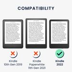 Laptop, Telefoane si Tablete - Ebook reader si accesorii - Accesorii eBook Reader - Husa Kwmobile pentru Amazon Kindle 11 (2022), Kindle 11 (2024), protectie la socuri, pluta, multicolor - Infinity.ro
