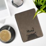 Laptop, Telefoane si Tablete - Ebook reader si accesorii - Accesorii eBook Reader - Husa Kwmobile pentru Amazon Kindle Paperwhite 11, Signature Edition, Paperwhite Kids, antisoc, gri, negru - Infinity.ro