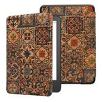 Laptop, Telefoane si Tablete - Ebook reader si accesorii - Accesorii eBook Reader - Husa Kwmobile pentru Amazon Kindle 11 (2022), Kindle 11 (2024), inchidere magnetica, pluta, multicolor - Infinity.ro