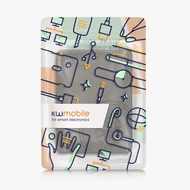 Laptop, Telefoane si Tablete - Ebook reader si accesorii - Accesorii eBook Reader - Husa Kwmobile pentru Amazon Kindle Paperwhite 11, Signature Edition, Paperwhite Kids, inchidere magnetica, gri - Infinity.ro
