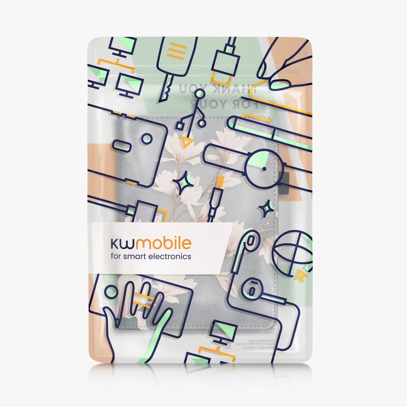 Laptop, Telefoane si Tablete - Ebook reader si accesorii - Accesorii eBook Reader - Husa Kwmobile pentru Amazon Kindle Paperwhite 11, Signature Edition, Paperwhite Kids, functie stand, multicolor - Infinity.ro