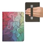 Laptop, Telefoane si Tablete - Ebook reader si accesorii - Accesorii eBook Reader - Husa Kwmobile pentru Amazon Kindle Paperwhite 11, Signature Edition, Paperwhite Kids, curea de mana, multicolor - Infinity.ro