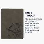 Laptop, Telefoane si Tablete - Ebook reader si accesorii - Accesorii eBook Reader - Husa Kwmobile pentru Amazon Kindle Paperwhite 11, Signature Edition, Paperwhite Kids, inchidere magnetica, gri - Infinity.ro