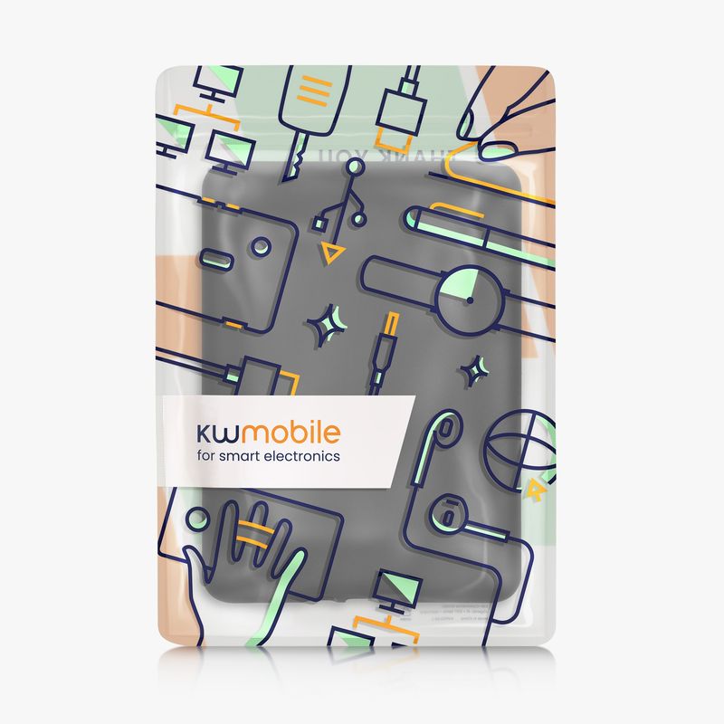 Laptop, Telefoane si Tablete - Ebook reader si accesorii - Accesorii eBook Reader - Husa Kwmobile pentru Amazon Kindle Paperwhite 12 (2024), Colorsoft, anti-alunecare, protectie la socuri, silicon, negru - Infinity.ro