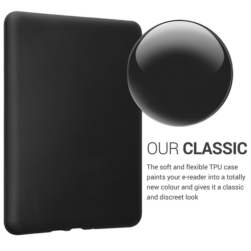 Laptop, Telefoane si Tablete - Ebook reader si accesorii - Accesorii eBook Reader - Husa Kwmobile pentru Amazon Kindle Paperwhite 12 (2024), Colorsoft, anti-alunecare, protectie la socuri, silicon, negru - Infinity.ro