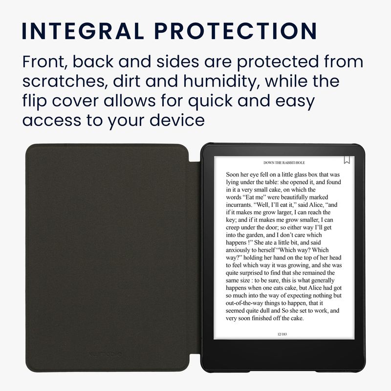 Laptop, Telefoane si Tablete - Ebook reader si accesorii - Accesorii eBook Reader - Husa Kwmobile pentru Amazon Kindle Paperwhite 11, Signature Edition, Paperwhite Kids, protectie la socuri, rosu - Infinity.ro