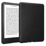 Laptop, Telefoane si Tablete - Ebook reader si accesorii - Accesorii eBook Reader - Husa Kwmobile pentru Amazon Kindle Paperwhite 12 (2024), Colorsoft, anti-alunecare, protectie la socuri, silicon, negru - Infinity.ro