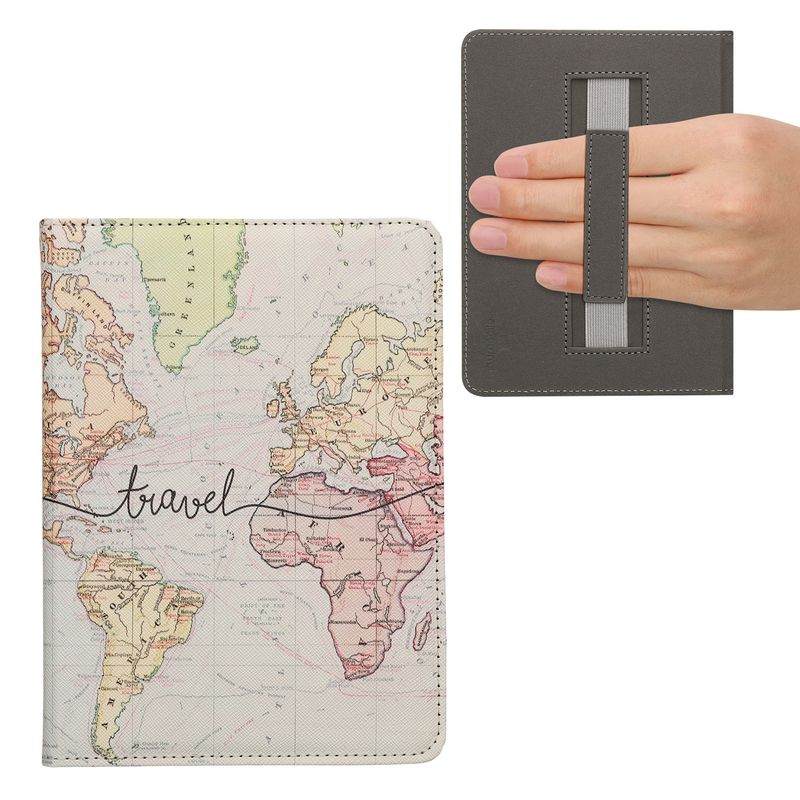 Laptop, Telefoane si Tablete - Ebook reader si accesorii - Accesorii eBook Reader - Husa Kwmobile pentru Amazon Kindle Paperwhite 12 (2024), Colorsoft, anti-alunecare, piele ecologica, multicolor - Infinity.ro