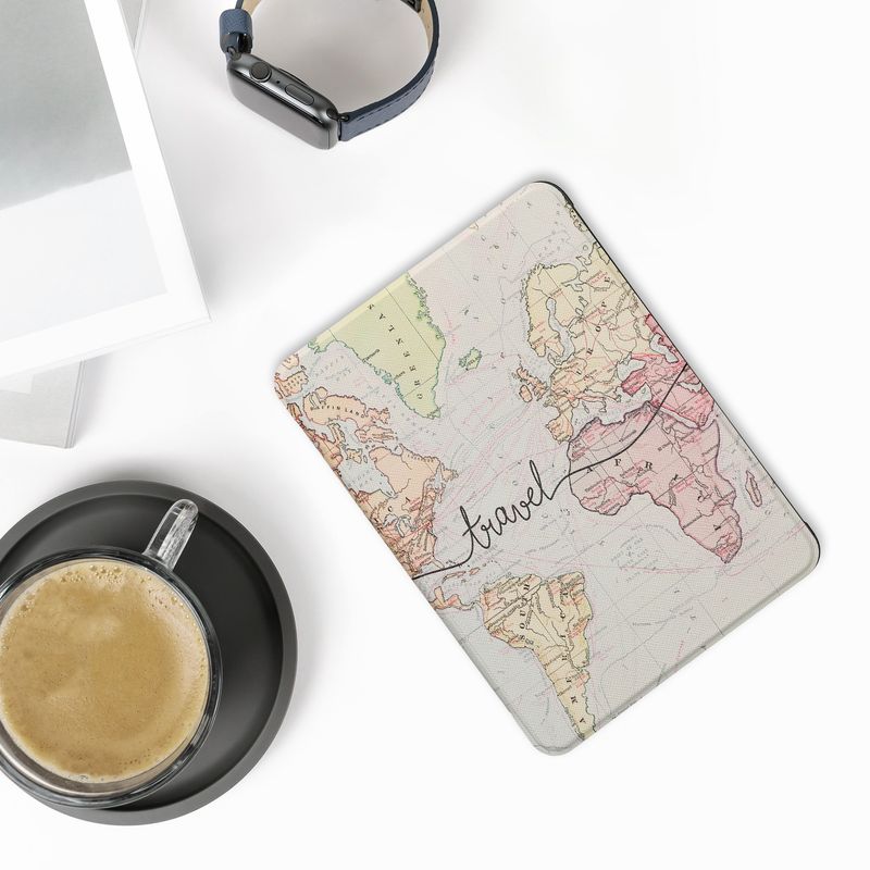 Laptop, Telefoane si Tablete - Ebook reader si accesorii - Accesorii eBook Reader - Husa Kwmobile pentru Amazon Kindle Paperwhite 12 (2024), Colorsoft, inchidere magnetica, antizgarieturi, multicolor - Infinity.ro
