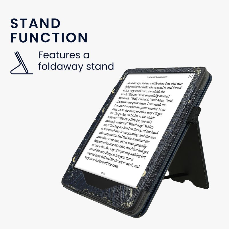 Laptop, Telefoane si Tablete - Ebook reader si accesorii - Accesorii eBook Reader - Husa Kwmobile pentru Amazon Kindle Paperwhite 12 (2024), Colorsoft, inchidere magnetica, functie stand, multicolor - Infinity.ro