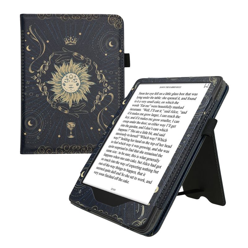 Laptop, Telefoane si Tablete - Ebook reader si accesorii - Accesorii eBook Reader - Husa Kwmobile pentru Amazon Kindle Paperwhite 12 (2024), Colorsoft, inchidere magnetica, functie stand, multicolor - Infinity.ro