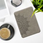 Laptop, Telefoane si Tablete - Ebook reader si accesorii - Accesorii eBook Reader - Husa Kwmobile pentru Amazon Kindle Paperwhite 12 (2024), Colorsoft, inchidere magnetica, piele ecologica, gri - Infinity.ro