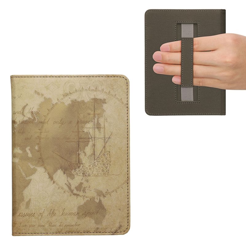 Laptop, Telefoane si Tablete - Ebook reader si accesorii - Accesorii eBook Reader - Husa Kwmobile pentru Amazon Kindle Paperwhite 12 (2024), Colorsoft, inchidere magnetica, piele ecologica, maro - Infinity.ro