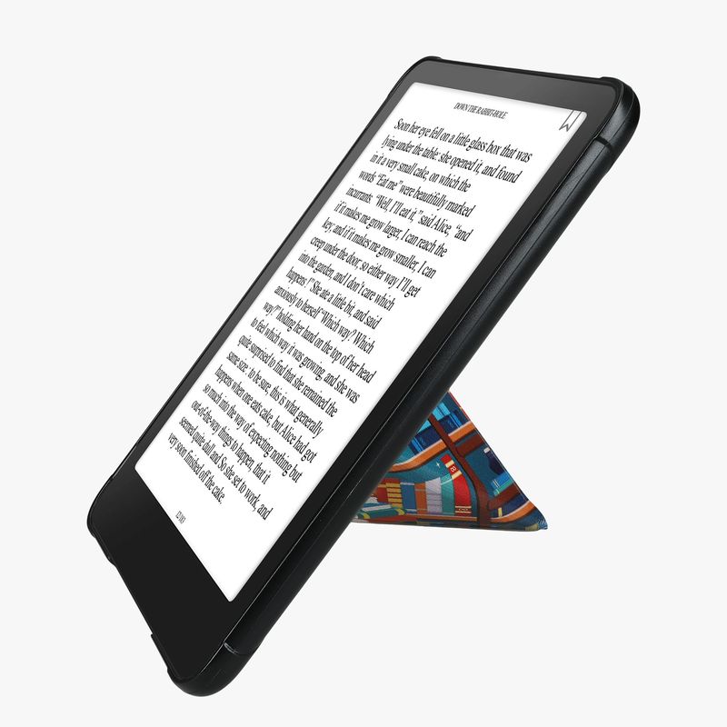 Laptop, Telefoane si Tablete - Ebook reader si accesorii - Accesorii eBook Reader - Husa Kwmobile pentru Amazon Kindle Paperwhite 12 (2024), Colorsoft, inchidere magnetica, piele ecologica, multicolor - Infinity.ro