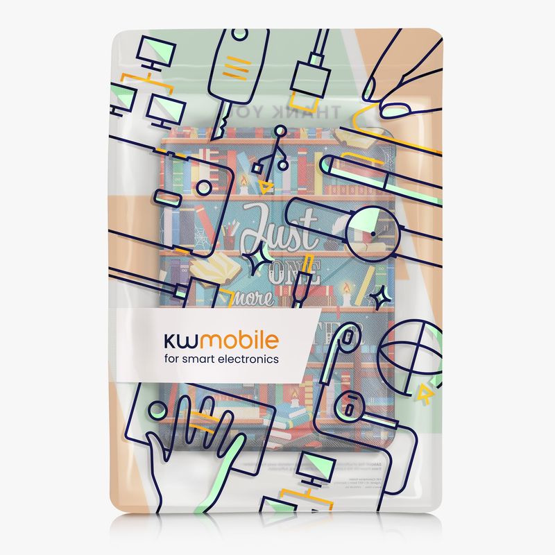 Laptop, Telefoane si Tablete - Ebook reader si accesorii - Accesorii eBook Reader - Husa Kwmobile pentru Amazon Kindle Paperwhite 12 (2024), Colorsoft, inchidere magnetica, piele ecologica, multicolor - Infinity.ro