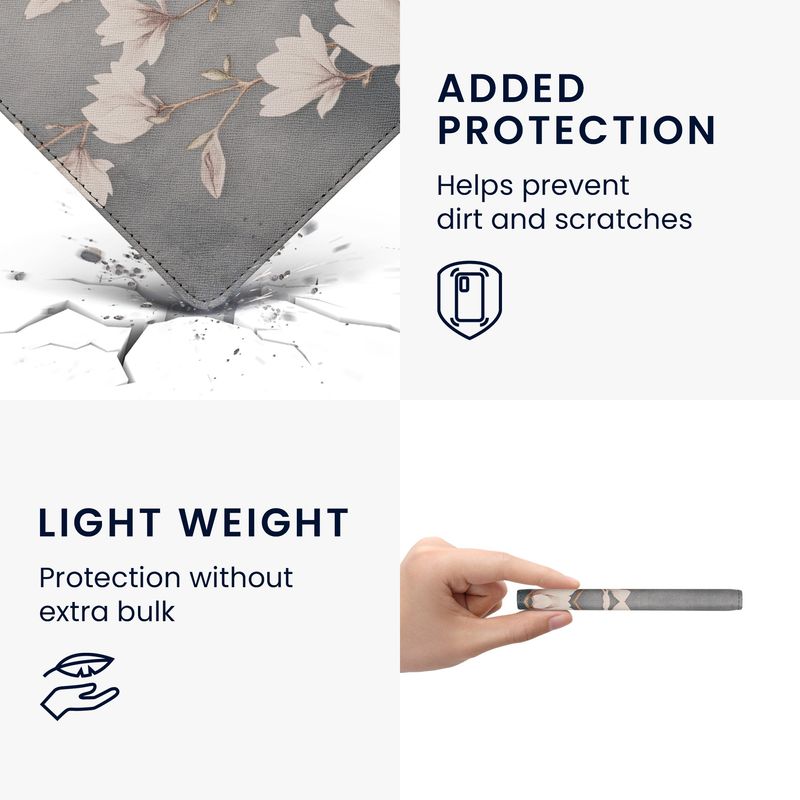 Laptop, Telefoane si Tablete - Ebook reader si accesorii - Accesorii eBook Reader - Husa Kwmobile pentru Amazon Kindle Paperwhite 12 (2024), Colorsoft, protectie la praf, piele ecologica, multicolor - Infinity.ro