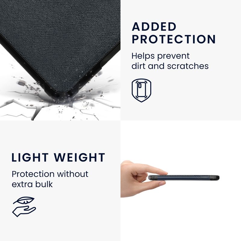 Laptop, Telefoane si Tablete - Ebook reader si accesorii - Accesorii eBook Reader - Husa Kwmobile pentru Amazon Kindle Paperwhite 12 (2024), Colorsoft, inchidere magnetica, Sleep/Wake, activare automata - Infinity.ro