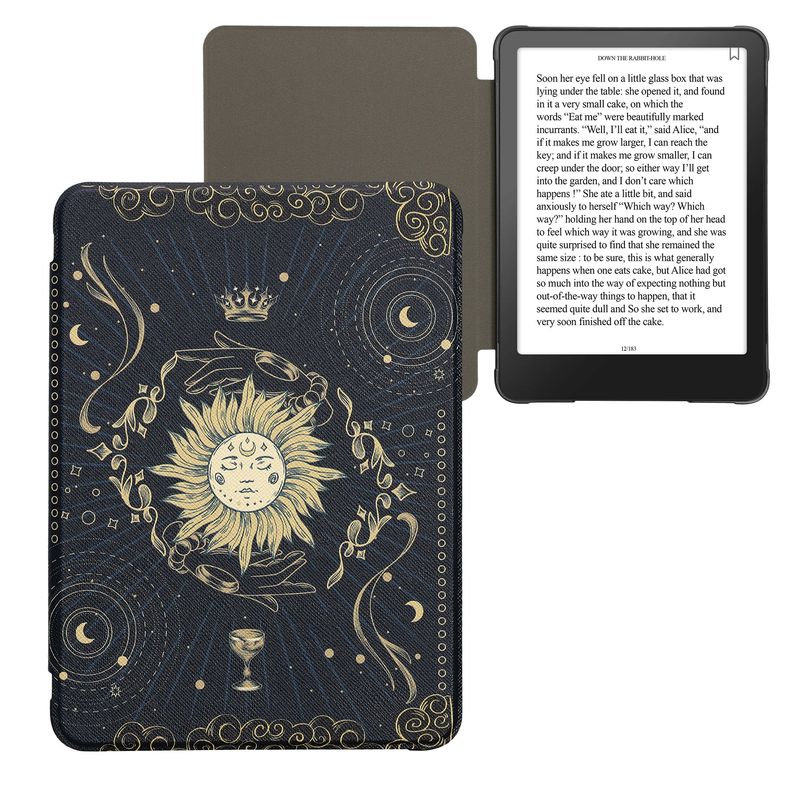 Laptop, Telefoane si Tablete - Ebook reader si accesorii - Accesorii eBook Reader - Husa Kwmobile pentru Amazon Kindle Paperwhite 12 (2024), Colorsoft, inchidere magnetica, Sleep/Wake, activare automata - Infinity.ro