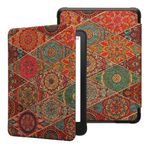 Laptop, Telefoane si Tablete - Ebook reader si accesorii - Accesorii eBook Reader - Husa Kwmobile pentru Amazon Kindle Paperwhite 12 (2024), Colorsoft, inchidere magnetica, pluta, multicolor - Infinity.ro