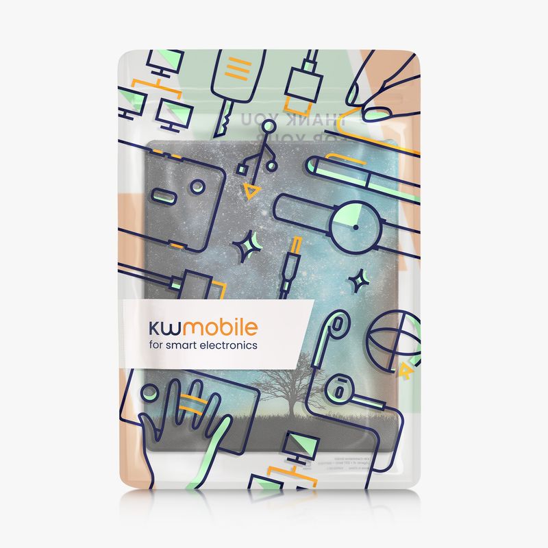 Laptop, Telefoane si Tablete - Ebook reader si accesorii - Accesorii eBook Reader - Husa Kwmobile pentru Amazon Kindle Scribe 3rd Gen, 11 inch (2025), functie Sleep/Wake, piele ecologica, multicolor - Infinity.ro