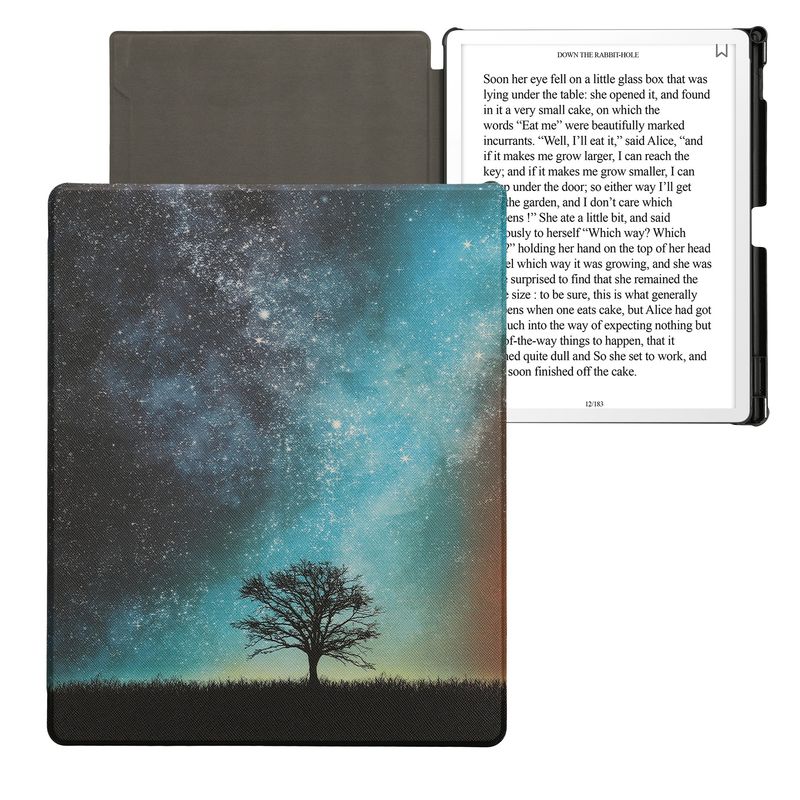 Laptop, Telefoane si Tablete - Ebook reader si accesorii - Accesorii eBook Reader - Husa Kwmobile pentru Amazon Kindle Scribe 3rd Gen, 11 inch (2025), functie Sleep/Wake, piele ecologica, multicolor - Infinity.ro
