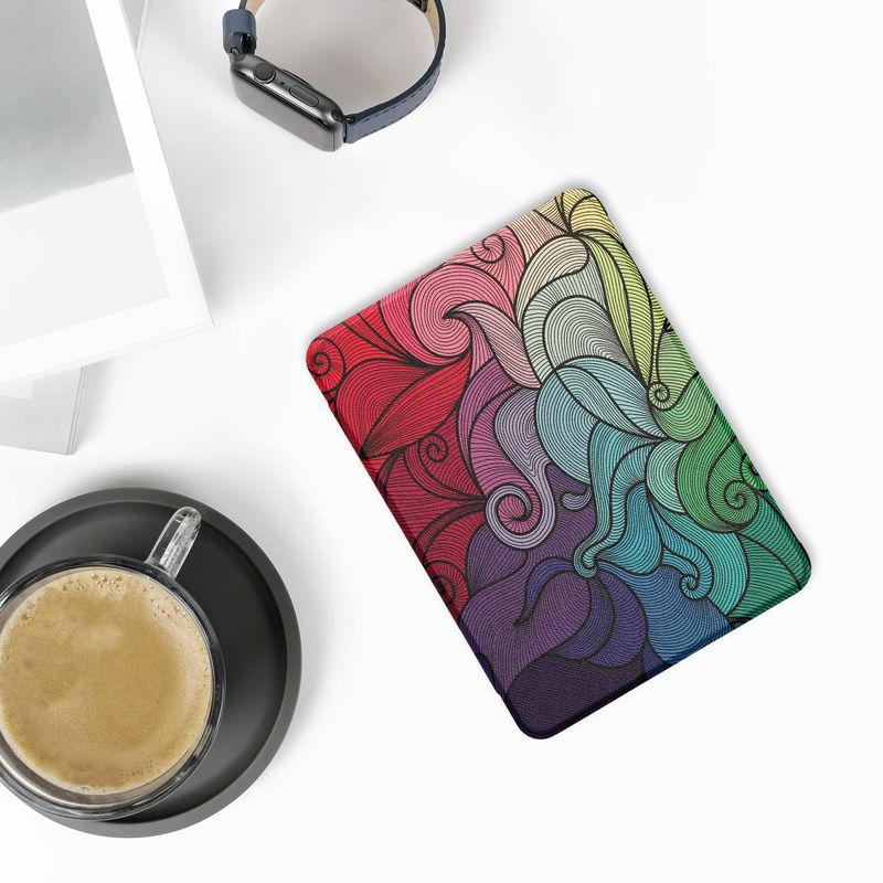 Laptop, Telefoane si Tablete - Ebook reader si accesorii - Accesorii eBook Reader - Husa Kwmobile pentru Amazon Kindle Paperwhite 12 (2024), Colorsoft, protectie la socuri, piele ecologica, multicolor - Infinity.ro
