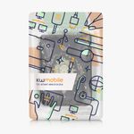 Laptop, Telefoane si Tablete - Ebook reader si accesorii - Accesorii eBook Reader - Husa Kwmobile pentru Kobo Clara 2E, Tolino Shine 4, inchidere magnetica, antisoc, piele ecologica, multicolor - Infinity.ro