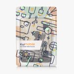 Laptop, Telefoane si Tablete - Ebook reader si accesorii - Accesorii eBook Reader - Husa Kwmobile pentru Kobo Clara 2E, Tolino Shine 4, functie stand, curea de mana, piele ecologica, negru, bej - Infinity.ro