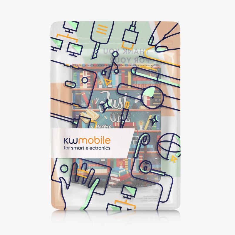 Laptop, Telefoane si Tablete - Ebook reader si accesorii - Accesorii eBook Reader - Husa Kwmobile pentru PocketBook Verse, Verse Lite, Verse Pro, Verse Pro Color, piele ecologica, multicolor - Infinity.ro
