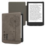 Laptop, Telefoane si Tablete - Ebook reader si accesorii - Accesorii eBook Reader - Husa Kwmobile pentru PocketBook Verse, Verse Lite, Verse Pro, Verse Pro Color, inchidere magnetica, piele ecologica, gri - Infinity.ro