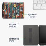 Laptop, Telefoane si Tablete - Ebook reader si accesorii - Accesorii eBook Reader - Husa Kwmobile pentru PocketBook Verse, Verse Lite, Verse Pro, Verse Pro Color, piele ecologica, multicolor - Infinity.ro