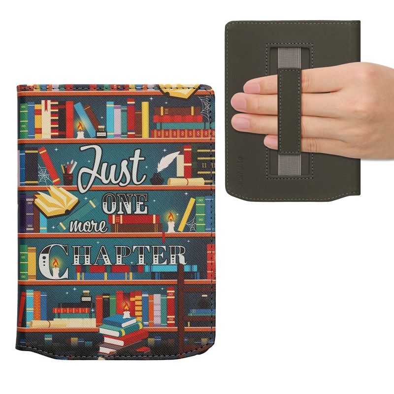 Laptop, Telefoane si Tablete - Ebook reader si accesorii - Accesorii eBook Reader - Husa Kwmobile pentru PocketBook Verse, Verse Lite, Verse Pro, Verse Pro Color, piele ecologica, multicolor - Infinity.ro
