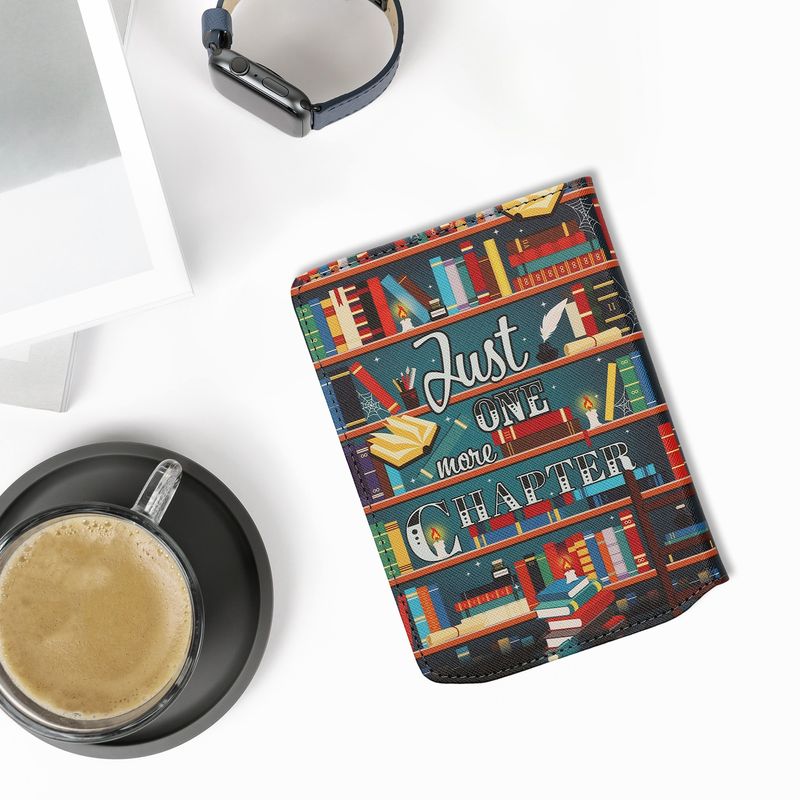 Laptop, Telefoane si Tablete - Ebook reader si accesorii - Accesorii eBook Reader - Husa Kwmobile pentru PocketBook Verse, Verse Lite, Verse Pro, Verse Pro Color, piele ecologica, multicolor - Infinity.ro