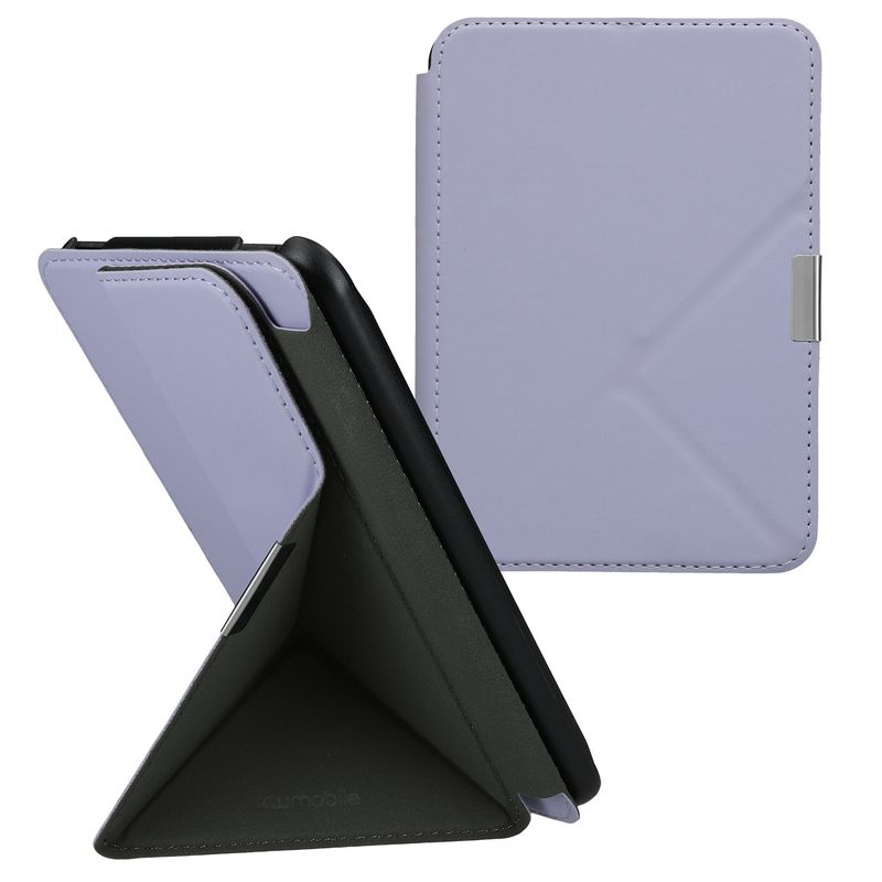 Laptop, Telefoane si Tablete - Ebook reader si accesorii - Accesorii eBook Reader - Husa Kwmobile pentru Tolino Vision 1, Vision 2, Vision 3 HD, Vision 4 HD, inchidere magnetica, piele ecologica, mov - Infinity.ro