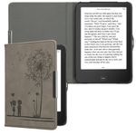 Laptop, Telefoane si Tablete - Ebook reader si accesorii - Accesorii eBook Reader - Husa Kwmobile pentru Tolino Vision 1, Vision 2, Vision 3 HD, Vision 4 HD, inchidere magnetica, piele ecologica, gri - Infinity.ro