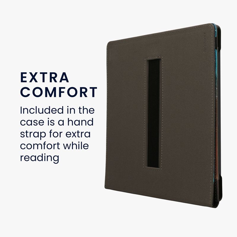 Laptop, Telefoane si Tablete - Ebook reader si accesorii - Accesorii eBook Reader - Husa pentru eBook Reader Kwmobile pentru Amazon Kindle Scribe (2022, 2024), functie stand, piele ecologica, multicolor - Infinity.ro