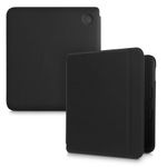 Laptop, Telefoane si Tablete - Ebook reader si accesorii - Accesorii eBook Reader - Husa pentru eBook Reader Kalibri pentru Tolino Vision 6, inchidere magnetica, piele naturala, negru - Infinity.ro