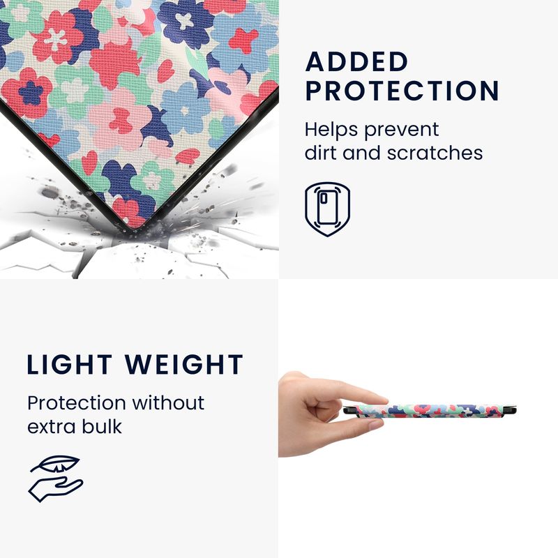 Laptop, Telefoane si Tablete - Ebook reader si accesorii - Accesorii eBook Reader - Husa pentru eBook Reader Kwmobile pentru Amazon Kindle Oasis 3 (2019), inchidere magnetica, piele ecologica, multicolor - Infinity.ro