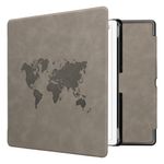 Laptop, Telefoane si Tablete - Ebook reader si accesorii - Accesorii eBook Reader - Husa pentru eBook Reader Kwmobile pentru Amazon Kindle Scribe (2024), functie Sleep/Wake, piele ecologica, gri - Infinity.ro